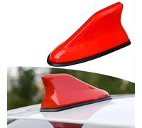 SCMDNOZ Car Shark Fin Aerial Antenna for Suzuki Ignis MH 2003 2004 2005 2006 2007 2008, Roof Antenna Radio Signal Amplifier, Car Accessories,Red