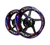 SCMYK Motorcycle Wheel Sticker Set for CBR600RR, Reflective, Waterproof, Sun-Proof, Color: 6