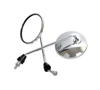 SCMYK Side Mirrors Moped Side Mirror 8mm Round 2Pcs/Pair Motorcycle Back View Mirror Electric Bicycle Rearview Mirrors Motorcycle Rearview Mirrors