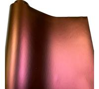 SCMYZLYD Carbon Fibre Vinyl Wrap Roll, Carbon Fiber Vinyl Self Adhesive Wrap Roll Air Release Technology Multicolor Multiple Sizes(Plain Brownred,50CM X 200CM)
