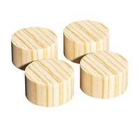 SCMYZLYD Solid Natural Wood Furniture Risers, Cylindrical Furniture Raisers Heavy Duty Bed Risers with Protection Pad Solid Wood Table Legs Sofa Feet, Support Up to 500kg(15 x 1.5cm)