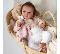 Scnbom 20inch lifelike reborn baby dolls silicone babies girls realistic newborn toddlers boys real life looking eyes open