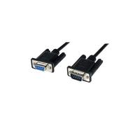 SCNM9FM2MBK Startech Lead , 9W Serial Null Modem M-F 2M , Black