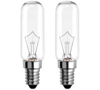 SCNNC Cooker Hood Light Bulbs 220V 40W, Warm White 2700K, 360° Beam Angle, E14 T22 Incandescent Bulb Dimmable for Cooker Hood, Extractor Fan, Sewing Machine, Desk lamp, 2 Pack