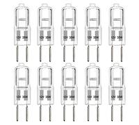 SCNNC G6.35 Halogen Light Bulbs 2 Pin 12V 35W Dimmable, 390LM Warm White 2700K, GY6.35 Halogen Capsule Bulb, for Chandeliers, Track Lights, Landscape Lights, Desk Lamps, Pack of 10