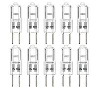 SCNNC G6.35 Halogen Light Bulbs 2 Pin 12V 50W Dimmable, 650LM Warm White 2700K, GY6.35 Halogen Capsule Bulb, for Chandeliers, Track Lights, Landscape Lights, Desk Lamps, Pack of 10