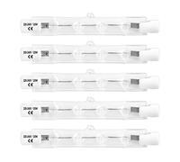 SCNNC Linear Halogen Bulbs 78MM R7S 120W Dimmable, 1800LM Warm White 2700K, AC220-240V, R7S Halogen Floodlight Light Bulb for Ceiling Lights, Landscape Lighting, Security Work Light, Pack of 5
