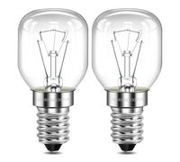 SCNNC Oven Light Bulb E14 4 0 W 300 Degrees, Ø29x59MM SES Pygmy Oven Lamp Light Bulb Warm White 2700K, T29 E14 Bulb for Microwave Cooker Wax Warmer Fridge Salt Lamp, Pack of 2