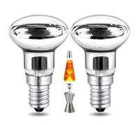 SCNNC R39 E14 Lava Lamp Bulb 230V 3 0 W Dimmable Reflector Spot Light Bulb Warm White 2700K, Replacement Lava Lamp Bulb SES E14 R39 Reflector Bulb for Lava Lamp Bubble Glitter Lamp, Pack of 2