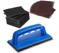 SCOBUTY Griddle Cleaning Tools: 1 Grill Screen Holder, 20 Grill Screens, 10 Grill Cleaning Pads