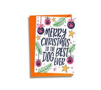 Scoff Paper Edible Christmas Dog Card - The Card Your Dog Can Eat! Single A5, Bacon Flavour. Ideal, Treat, Snack, Gift Or Present For Your Pet