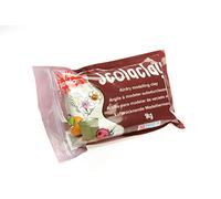 Scola Air Drying and Hardening, Nylon Fibre Reinforced Clay, White, 1Kg - No Kiln Needed, for Children, Adults, Modelling, Moulding, Shaping, Stretching, Use with Tools and Textured Plates