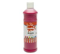 Scola Artmix 600ml Bottles Ready Mix Craft Poster Paint Crimson