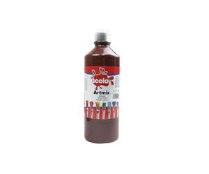 scola Artmix Water Based 600ml Ready Mixed Craft School Childrens Poster Paint Burnt Umber