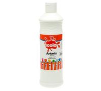 scola Artmix Water Based 600ml Ready Mixed Craft School Childrens Poster Paint White