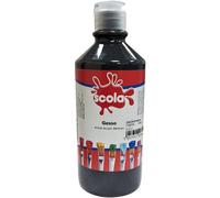 Scola Black Gesso Artists Acrylic Medium Surface Primer 500ml