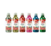 Scola Glitter Star Sequins, 200ml Tub, Assorted Colours, School Supplies, Art and Crafts Projects, Children's Craft Projects, For Kids