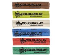 Scola Modelling Colour Clay, Assorted Colours, 6 x 3kg, Arts & Crafts Projects, Ideal for Schools and Children