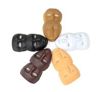 Scola Plastic Face Masks, Multicultural, 10 Pieces, School Supplies, Art and Crafts Projects, Children's Craft Projects, For Kids