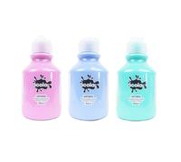 Scola Readymix Water Based Tempera Paint, 3 Assorted Pastel Colours, 150ml Bottles, Non-Toxic Poster Paints, Craft Projects, Suitable for 3+