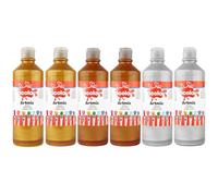 Scola Readymix Water Based Tempera Paint, 6 Assorted Metallic Colours, 600ml Bottles, Safe Non-Toxic Poster Paints, Craft Projects, Suitable for 3+