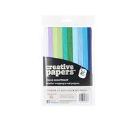 Scola Tissue Paper, Multi Cool Shade Colours, 20 Sheets, 50 x 75 cm, Craft, Decorative Paper, Ideal for Hobbyists and Professional Crafters, Adults and Kids
