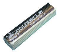 SCOLAQUIP Scola Colour Clay 500g Bar, Re-Usable Non Hardening Animation/Modelling Clay - (21 People (Multicultural))