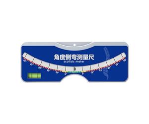 Scoliometer with Horizontal Bubble, Scoliosis Measuring Meter 0-30° for Home Use Back and Spine Diagnosis Measurer with Horizontal Bubble