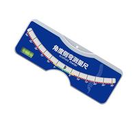 Scoliometer with Horizontal Bubble Scoliosis Meter 0-30° Measurement Assessment and Diagnosis of Back and Spine Scolios Scoliosis Measurer with Bubble