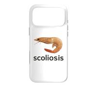 Scoliosis Funny Shrimp Prawn Seafood Spine Curvature Humor Case for iPhone 17 Pro Max