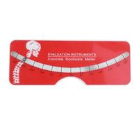 Scoliosis Measuring Device - Acrylic Measuring Ruler Precision Screening Tool | Early Detection Scoliosis Measuring Ruler for Home Use Travel Clinics Care