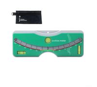 Scoliosis Meter Spinal Curvature Measuring Tool with Quick Zeroing Function for School Use 16.8cm Blue(Green)
