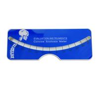 Scoliosis Test Meter - 6 Inch Spinal Screening Gauge | Acrylic Angle Measuring Tool - 0 to 30 Degree posturesassessment Ruler for Back Alignment Monitoring Home Clinic use