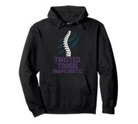 Scoliosis Warrior Brace Life Spinal Fusion Awareness Pullover Hoodie