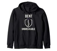 Scoliosis Warrior Brace Life Spinal Fusion Awareness Zip Hoodie