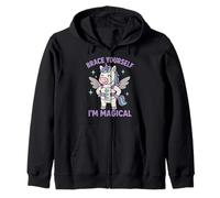 Scoliosis Warrior Brace Life Spinal Fusion Awareness Zip Hoodie