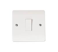 Scolmore 10A 1 Gang 1Way Plate Switch, CMA010