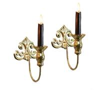 Sconce Holder Set Iron Wall Sconces for Candles, Decorative Wall Candle Holders,Wall Candle Holders for Gothic Home Hallway Living Room Bedroom Vintage Room Decoration