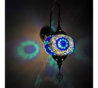 Sconces, Arabic Mosaic Lamps, Moroccan Glass Lantern Lighting Fixture, Turkish Light wall lamp