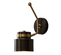 Sconces Lighting Modern Wall Lamp All Copper Wall Lights Adjustable Vanity Light with Button Switch Control Wall Lantern Led Wall Sconce for Any Space Made in China
