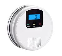 Scondaor Carbon Monoxide Alarm Detector EN 50291:2018 Certified, CO Alarm Detector Monitor with Digital Display, Replaceable AA Battery Operated