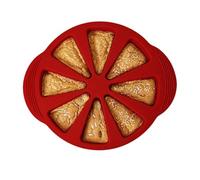 Scone Pan - Heat-Resistant Triangle 8 Cavity Non-Stick,Silicone Cake Mold - for Mousse Jelly Pudding Fruit Pie Chocolate Family Gatherings