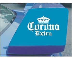 SCOOBY DESIGNS CORONA STICKERS X2 PAIR IN WHITE AVAILABLE