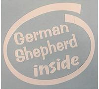 SCOOBY DESIGNS GERMAN SHEPHERD DOG INSIDE CAR WINDOW STICKER DECAL MADE DOG PUPPY