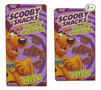 Scooby Doggy Chocolate Dog Treats, Dog-Safe & Vitamin-Enriched, Healthy Snack for Dogs - (2 Pack, Milk Chocolate)