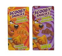 Scooby Doggy Chocolate Dog Treats, Dog-Safe & Vitamin-Enriched, Healthy Snack for Dogs - 2 Pack (Peanut Butter & Milk Chocolate)
