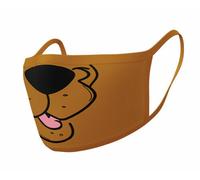 SCOOBY DOO 2 X SCOOBY FACE MASKS TRIPLE LAYER & WASHABLE NEW WARNER BROS