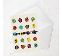 Scooby Doo 9th Birthday Greetings Card - Large Card
