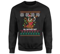 Scooby Doo All Decked Out Sweatshirt - Black | Size: Medium Scooby Doo Black M