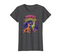 Scooby-Doo and Shaggy Heebie Jeebiesville T-Shirt, Women, Dark Heather Grey, Medium